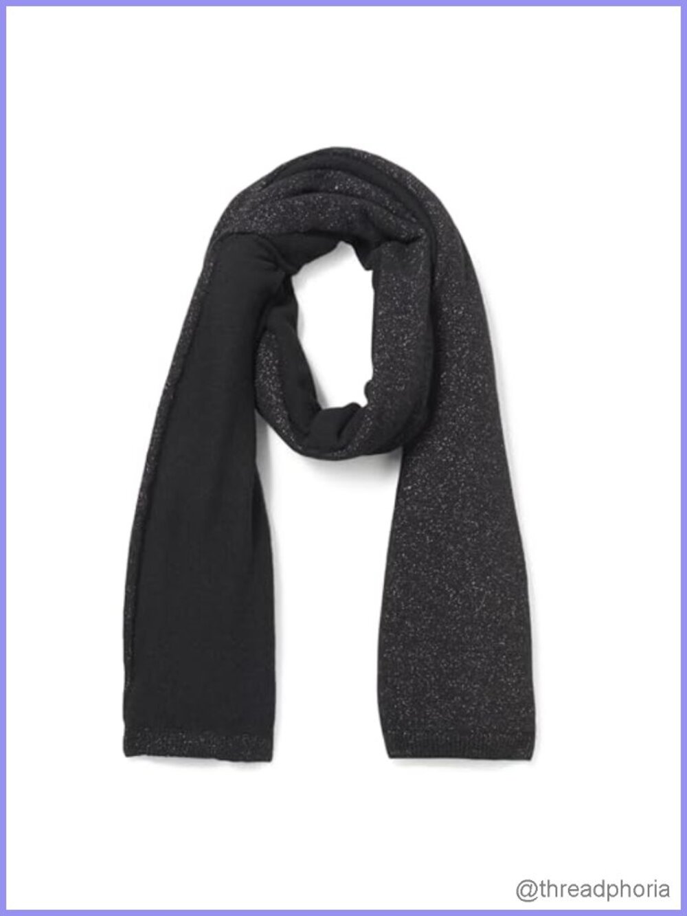 Soft Sequin Scarf with Split Stretchy Design for Women